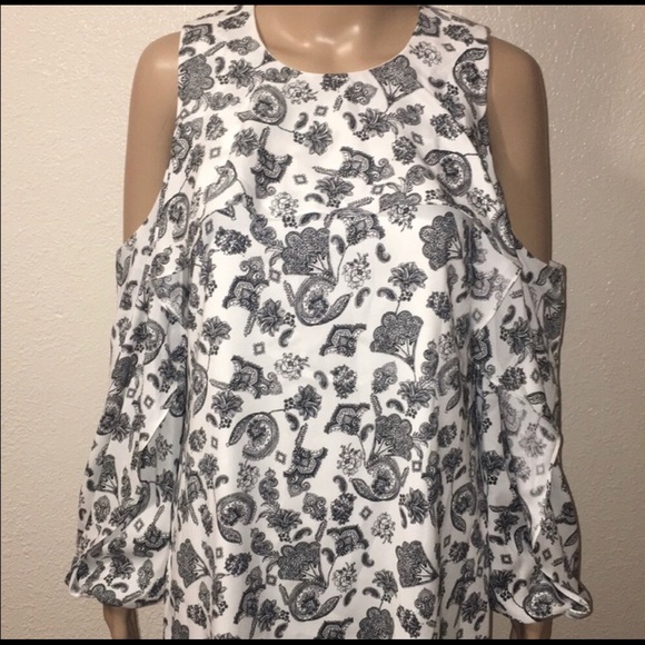 NWT Kobi Halperin Amber Cold Shoulder Shift Dress - Picture 12 of 12